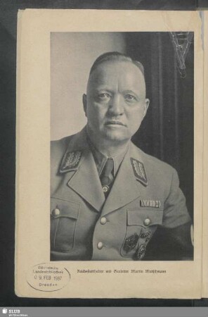 Reichsstatthalter und Gauleiter Martin Mutschmann