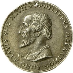 Medaille Friedrich Hagenauers auf Philipp Melanchthon