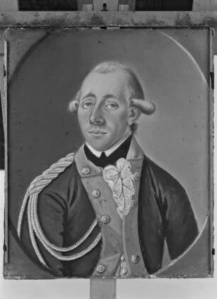 Bildnis des hessischen Jägeroffiziers und Oberförsters zu Marburg Alexander Wilhelm Bickell