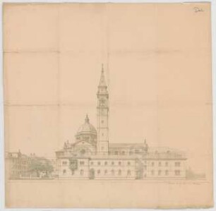 Thiersch, August ; München - Schwabing; Kath. Pfarrkirche St. Ursula - Ansicht