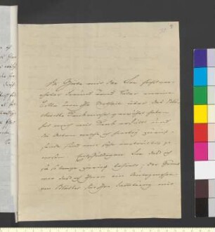 Brief von Stein, Gottlob Friedrich Konstantin von an Goethe, Johann Wolfgang von