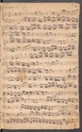 Inventionen; cemb; Es-Dur; BWV 776