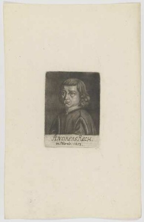 Bildnis des Andreas Rech