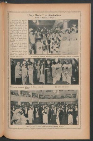 "Fray Mocho" en Montevideo : Baile "Blanco y Negro"