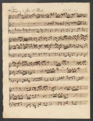 Sonaten. Auszüge; org; d-Moll; BWV 528/2