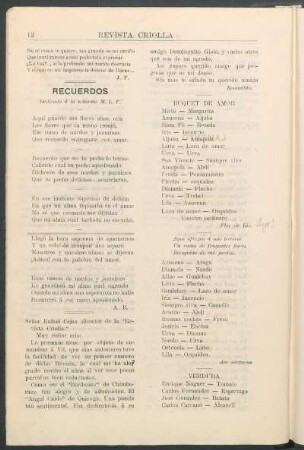 Recuerdos