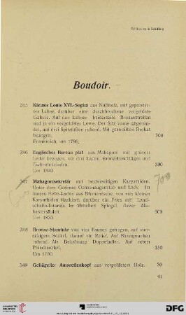 Boudoir (Nr. 345-387)
