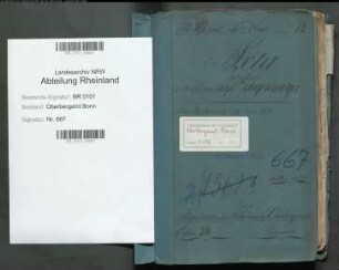 Ziegenmeyer, Adolph geb. 25.10.1827; Berggeschworener; Prüfungs- u. Personalakten Band 2