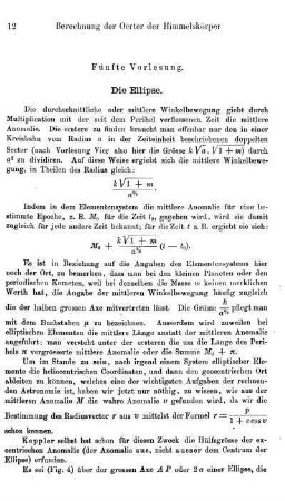 5. Die Ellipse.