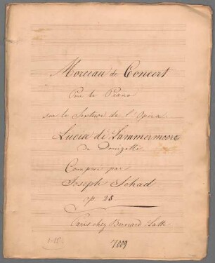 "Keyboard pieces - pf; op. 28". - BSB Mus.Schott.Ha 7082-2