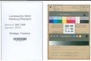 Entnazifizierung Friedrich Roettger , geb. 24.07.1922 (Ingenieur)