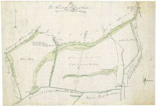 Plan des Herrschafftl. Forstlach-Walds Auer Forsts