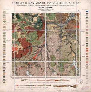 [5047] Tharandt, Geologische Spezialkarte des Königreichs Sachsen