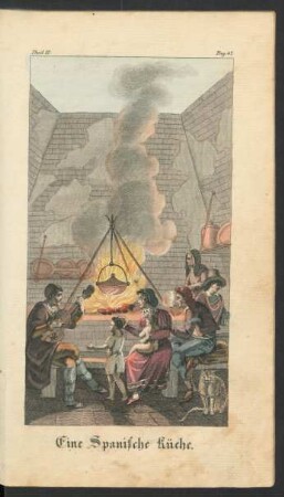 Tafel: Eine spanische Küche.