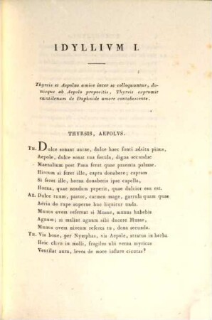 Theocriti, Moschi et Bionis Idyllia omnia
