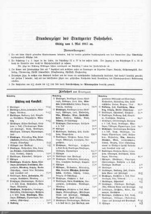 Fahrplan Eisenbahn