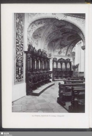 Kempten, Stiftskirche St. Lorenz, Chorgestühl