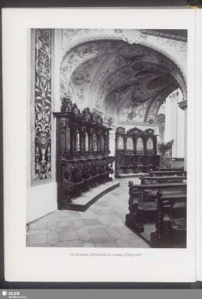 Kempten, Stiftskirche St. Lorenz, Chorgestühl