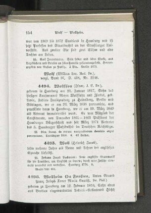 4496. Wollheim (da Fonseca, Anton Eduard Franz Joseph Xaver Maria Evarist, Dr. Phil.).