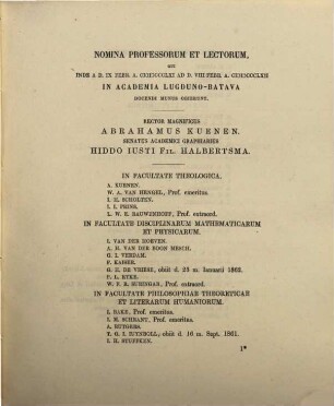 Annales academici. 1861/62 (1864)
