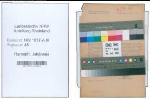 Entnazifizierung Johannes Ramrath , geb. 23.02.1890 (Gastwirt)