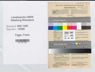 Entnazifizierung Franz Figge, geb. 04.10.1891 (Landesamtmann)
