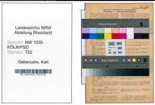 Entnazifizierung Karl Geberzahn , geb. 06.02.1897 (Dreher)