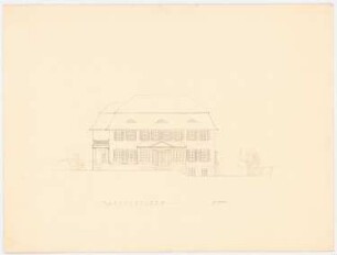 Villa Dr. Richard Schöne, Berlin-Grunewald: Aufriss 1:100