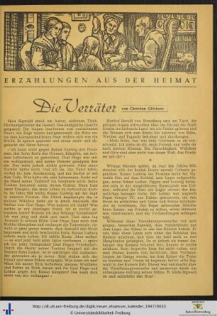 Die Verräter.