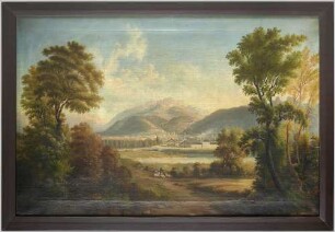 Ölgemälde "Hallein"