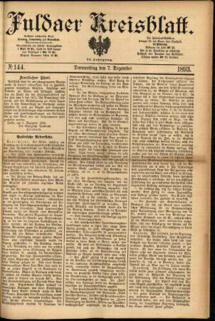 Ausgabe vom Donnerstag, den 07. Dezember 1893.