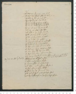 [Ohne Titel] ["Adelbert an seine Braut"] [Vorstufe und Reinschrift ]