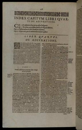 Index Capitum Libri Quarti [...]