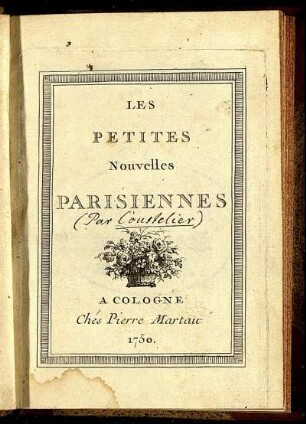 Les Petites Nouvelles Parisiennes