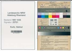 Entnazifizierung Helmut Kurtz , geb. 07.01.1912 (Kaufmaennischer Angestellter)