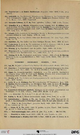 Economie – Sociologie – Handel – Enz (Nr. 211-271)