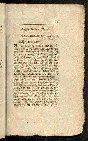 113-125, Achtzehnter - Neunzehnter Brief.