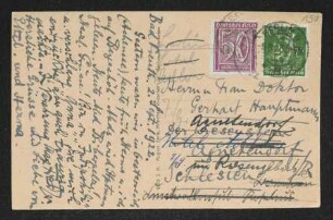 Brief von Ethel Mary Fiedler, Herma Fiedler und Max Fiedler an Margarete Hauptmann und Gerhart Hauptmann