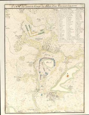 WHK 10 Nordischer Krieg von 1700-1719: Feldlager der Alliierten und der Dänen bei Bad Segeberg, 1700