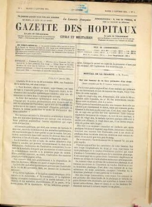 La Lancette française. 1894 = Année 67