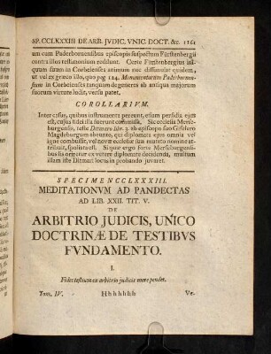 1161-1253, Ad Lib. XXII. Tit. V. De Testibus