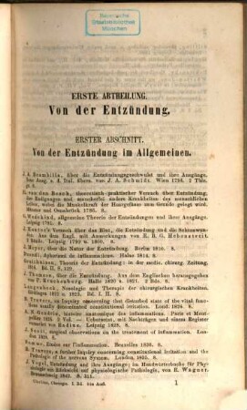 Handbuch der Chirurgie : zum Gebrauche bei seinen Vorlesungen. 1