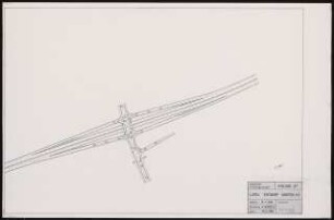 Osttangente Braunschweig Schinkelwettbewerb 1988: Entwurf Knoten K2 1:1000
