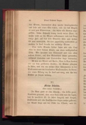 XI. Meine Stiefeln. (Eine wahre Geschichte.)