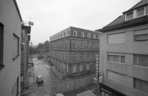 Abbruch des "Karlsruher Hauses" Ecke Kreuzstraße und Zirkel