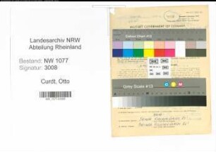 Entnazifizierung Otto Curdt , geb. 01.01.1913 (Polizist)