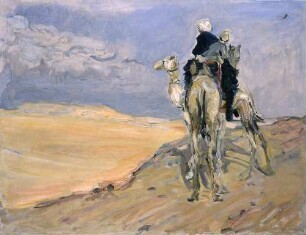 Sandsturm in der Libyschen Wüste