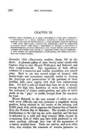 CHAPTER XI. - Ancient Pahs - Reverses in Ride - Thoughts on a Bad Hat - Climate.