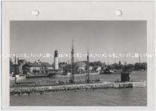 Pillau in Ostpreußen, Leutturm und Mole