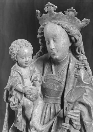 Muttergottes auf der Mondsichel